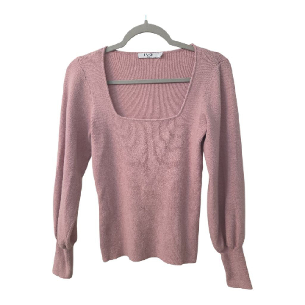 NA-KD Square Neck Balloon Sleeve Sweater